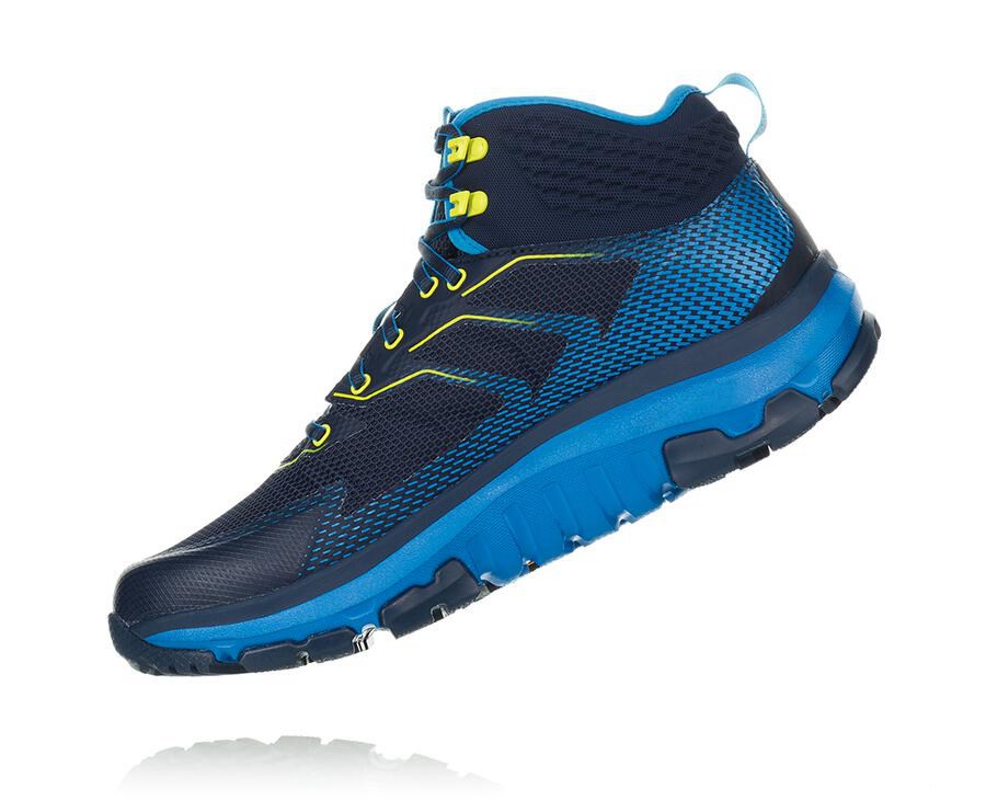 Hiking Boots Mens - Hoka One One Toa GORE-TEX - Navy - UQFCNDV-10